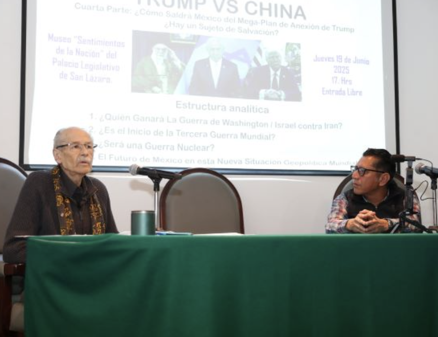 ORGANIZAN DIPUTADOS CONVERSATORIO ¿CÓMO SALDRÁ MÉXICO DEL PLAN DE ANEXIÓN DE TRUMP?
